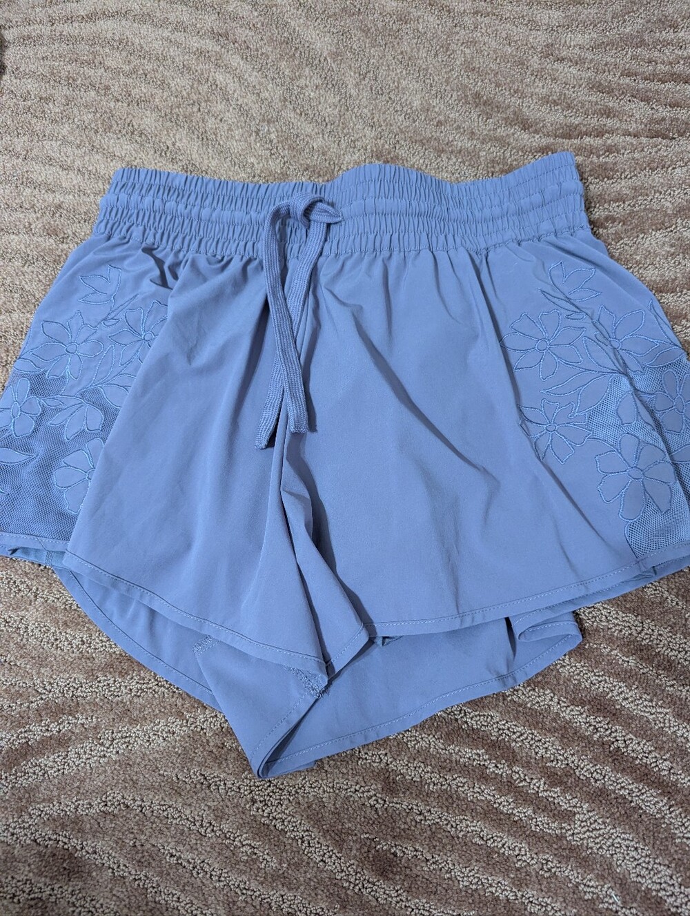 Free People Movement Wild Bloom Lace Shorts